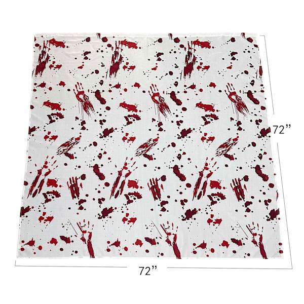 13-Piece A Bloody Mess Bloody Shower Curtain Set
