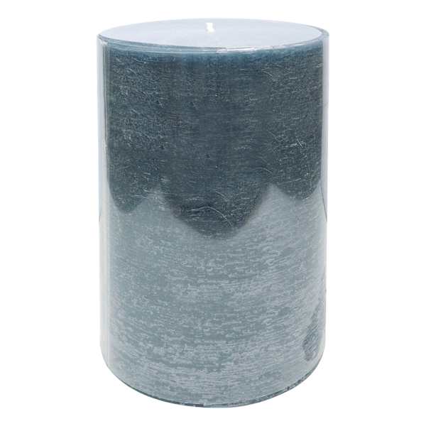 Honeybloom Dark Navy Blue Unscented Pillar Candle, 4x6