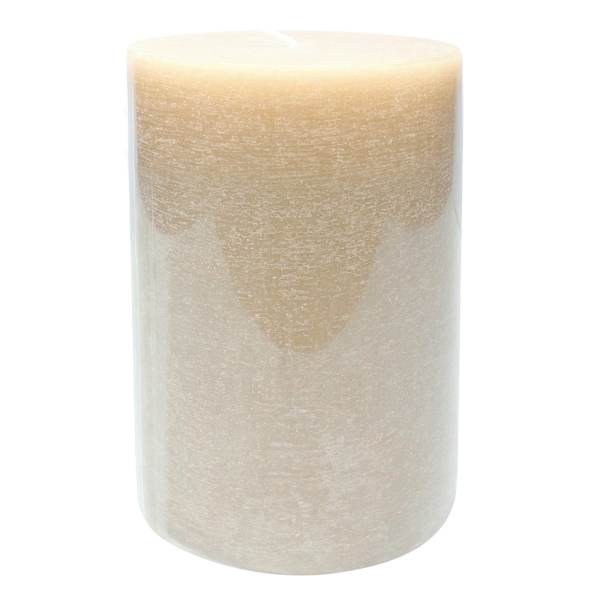 Honeybloom Tan Unscented Pillar Candle, 3x4