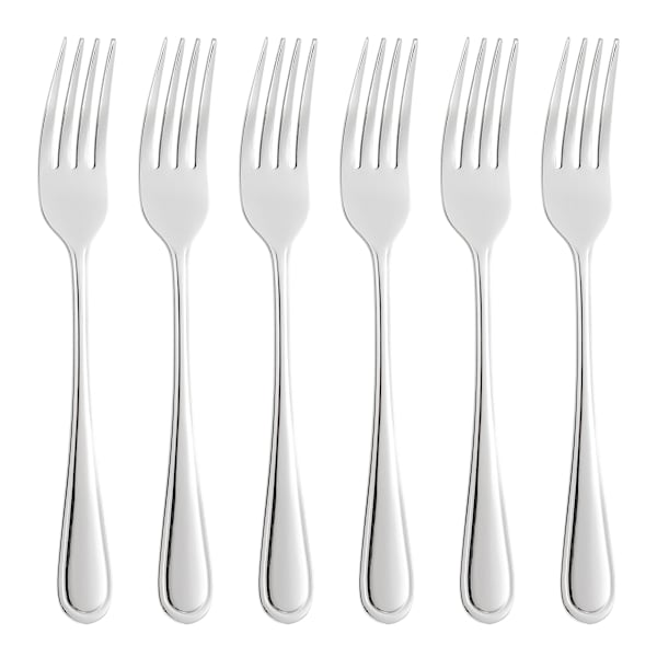 Set of 6 Bayley Silver Dinner Fork