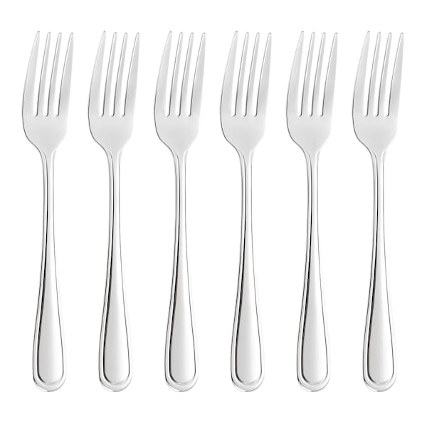 Set of 6 Bayley Silver Salad Forks
