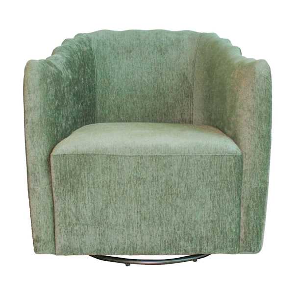 Annabelle Swivel Accent Chair, Green