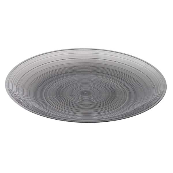 8-Count Black Plastic Plate Pack, 7"