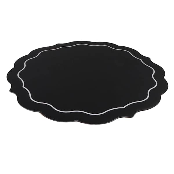 12-Count Black Paper Placemats, 14"