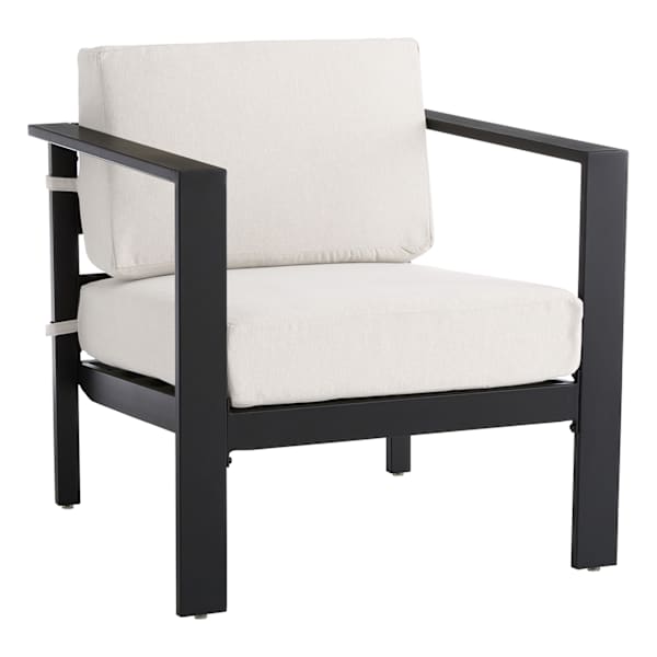 Soho Black Steel Patio Seating Chair