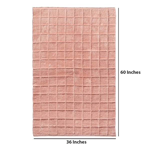Clay Boxed Grid Accent Rug, 3x5