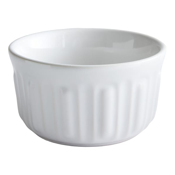 REAL SIMPLE White Ceramic Ramekin, 8oz