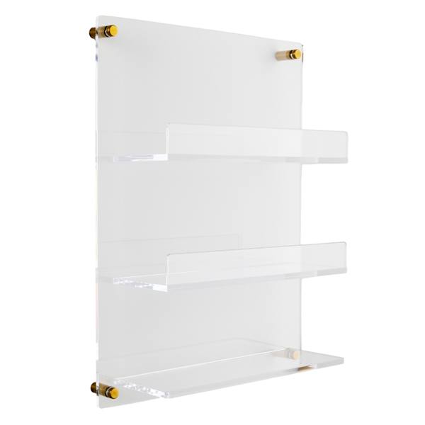 REAL SIMPLE Acrylic Wall Shelf, 12x16