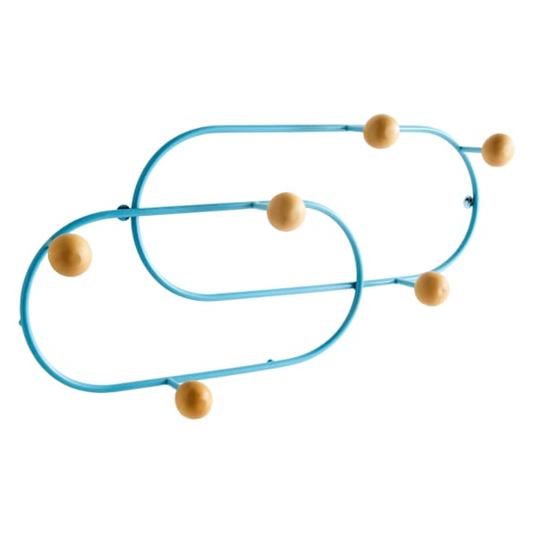 REAL SIMPLE Blue Metal Wall Hook, 22x11