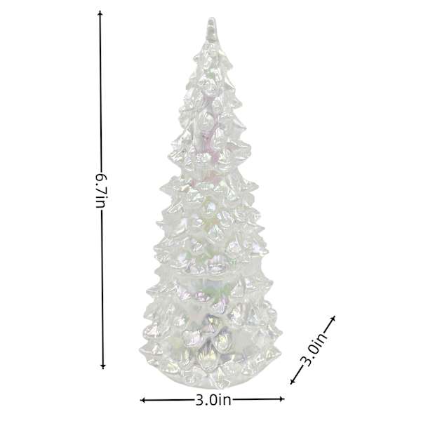 LED Iridescent Tree, 7"