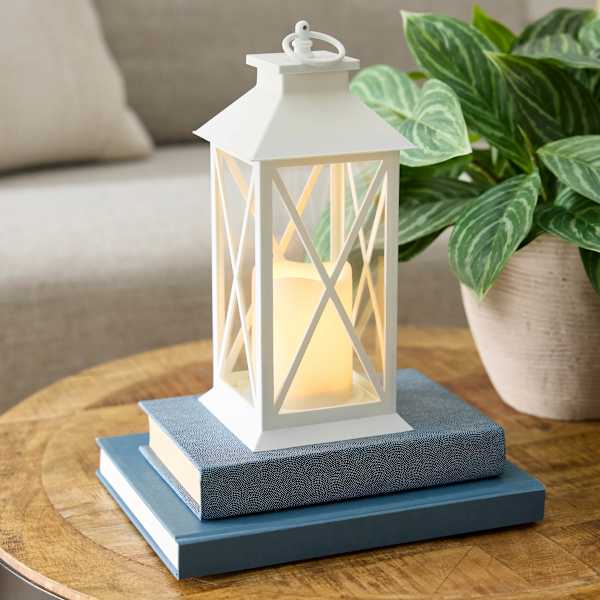 White LED X-Frame Lantern, 11