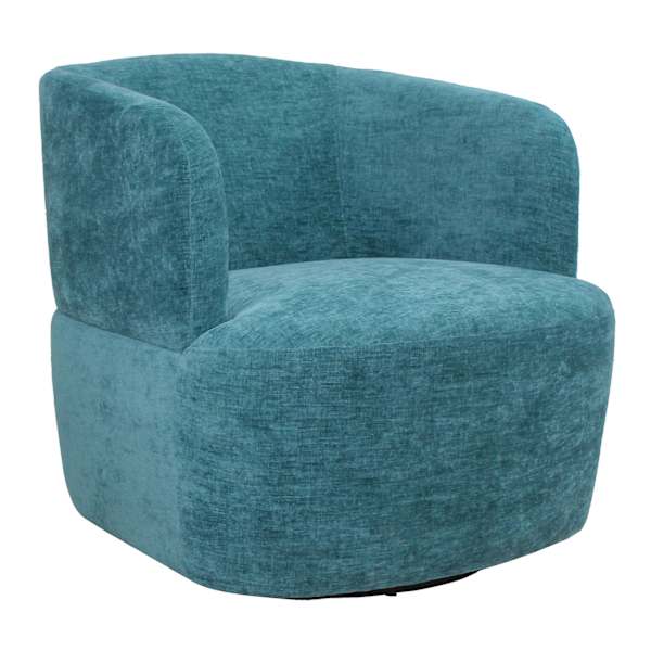 Willa Swivel Accent Chair, Emerald
