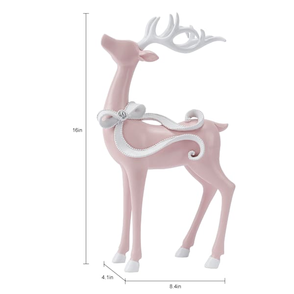 Pink & Gold Deer, 16"