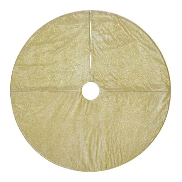 Gold Glittered Tree Skirt, 48"