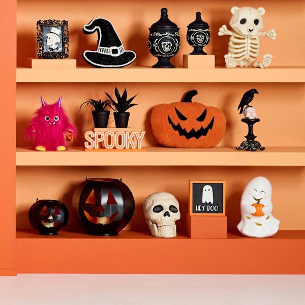 Homespun Halloween White Ghost with Light, 13.7"