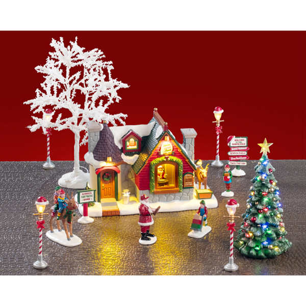 Lemax Santa's Snack Shack Set