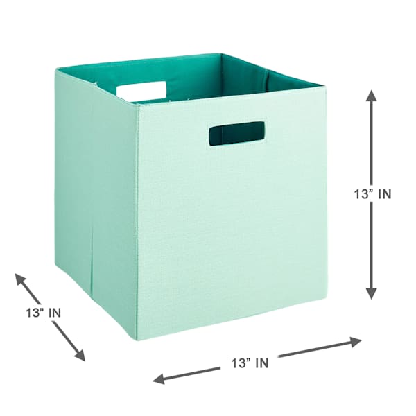 REAL SIMPLE Green Modular Storage Cube, 13"