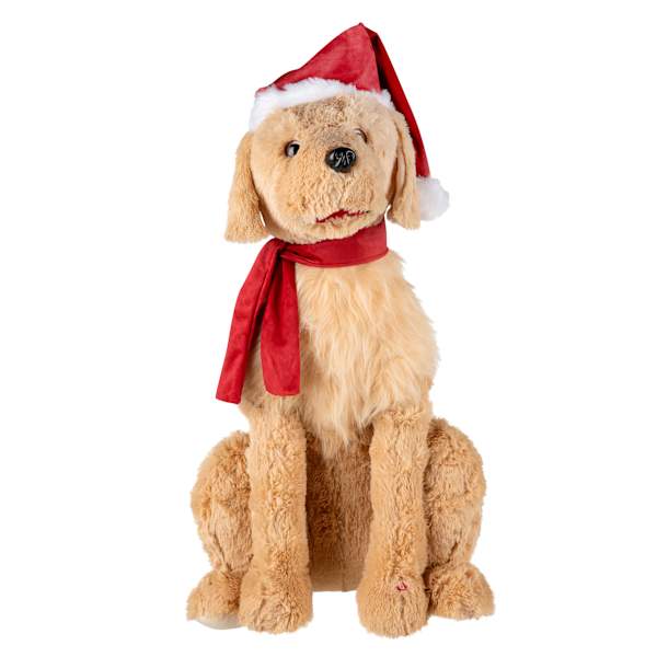 Classic Christmas Animated Golden Retriever