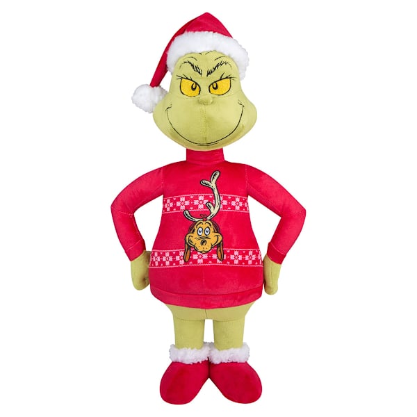 Dr. Seuss The Grinch with Max Sweater Holiday Greeter
