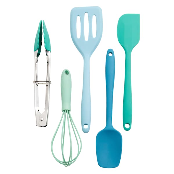 REAL SIMPLE 5-Piece Mini Silicone Utensil Set