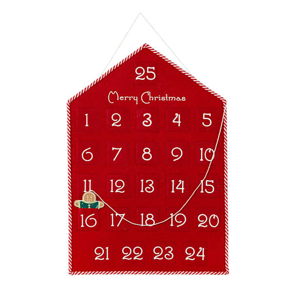 Fabric Countdown Wall Decor, 15x22