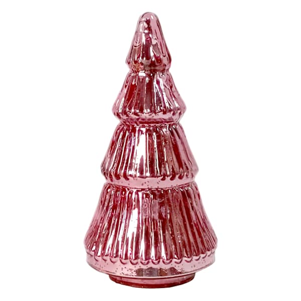 Pink Glass Tree, 10"