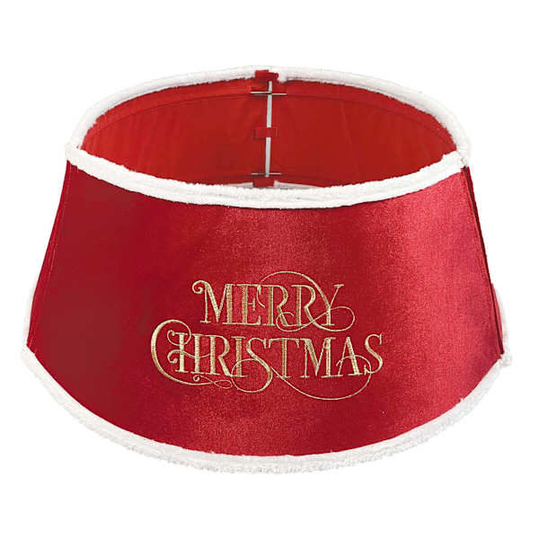 Red Merry Christmas Tree Collar, 26"