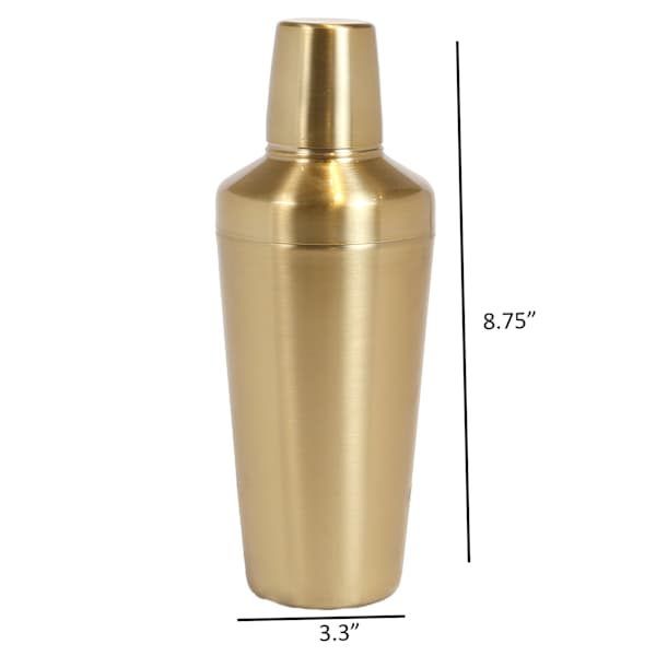 24oz Matte Gold Cocktail Shaker