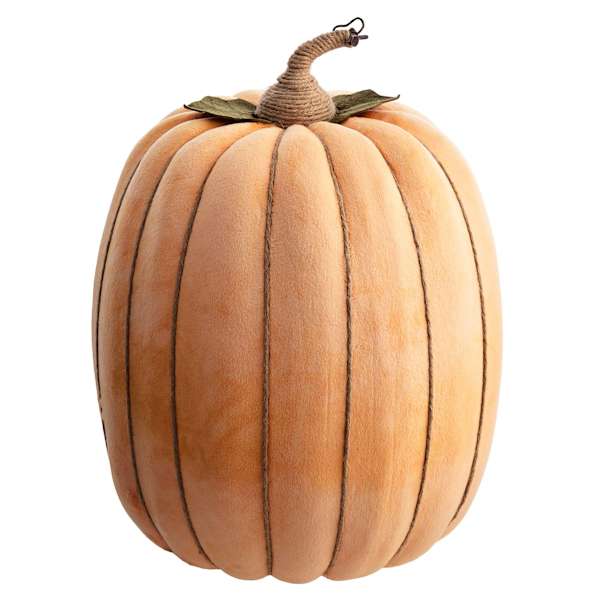 Homespun Harvest Orange Pumpkin, 19"