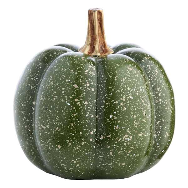 Green Speckled Pumpkin, 4"