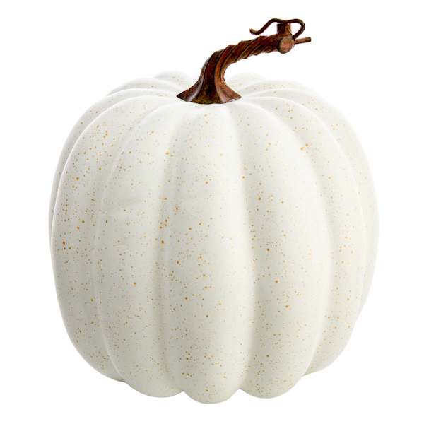 White Foam Pumpkin, 8"