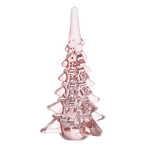 Pink Glass Tree, 10"