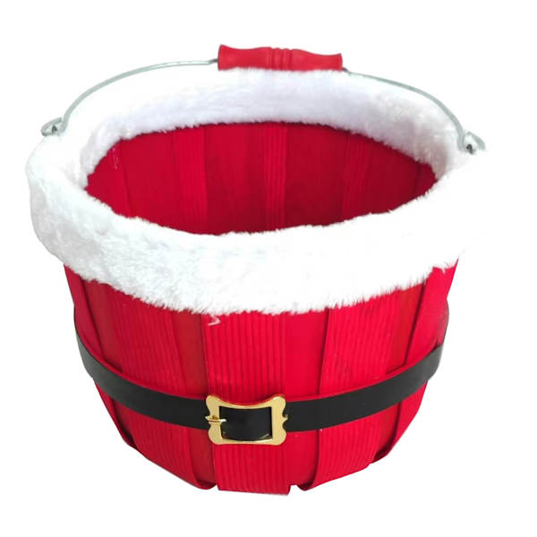 Christmas Basket with Handle, Medium