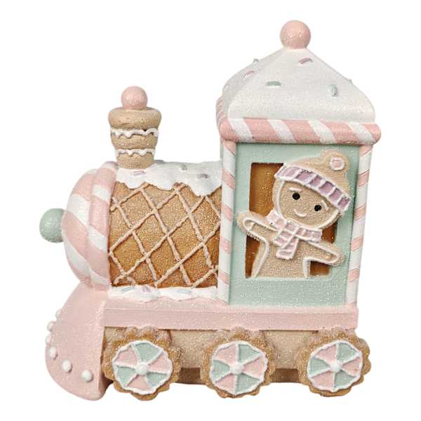Pastel Gingerbread Train
