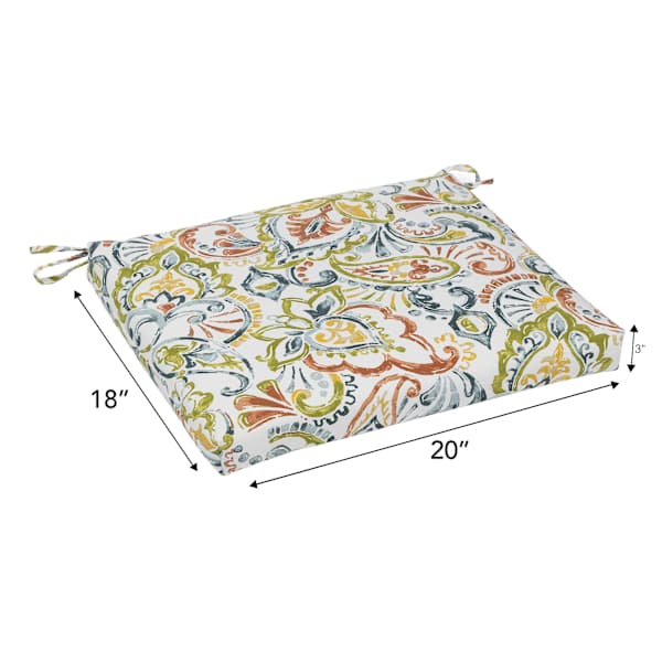 Malitta Billard Outdoor Square Seat Cushion