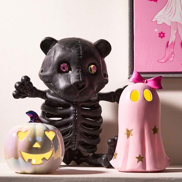 Hey Boo! Pink Ghost with Bowknot | At Home