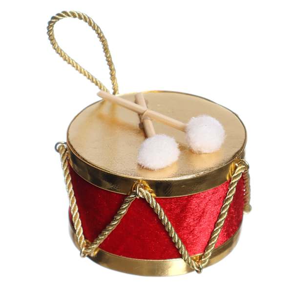 Drum Ornament, 3.5"