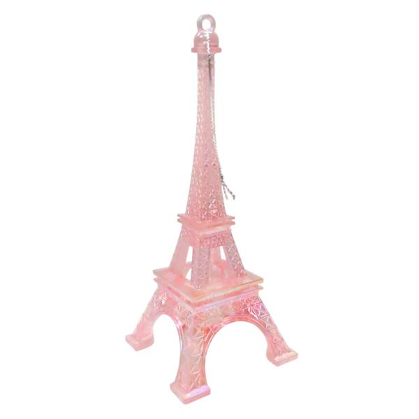 Pink Champagne Pink Eiffel Tower Ornament, 5.9"