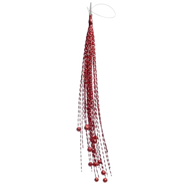 Red Spray Clip Ornament, 18"