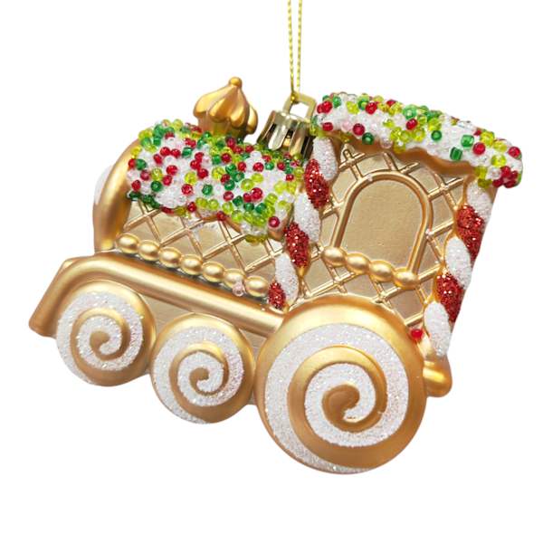 Gingerbread Lane Gingerbread Train Ornament, 2.83"