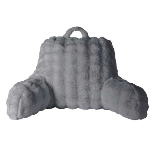The Cozy Shop Grey Bubble Faux Fur Backrest