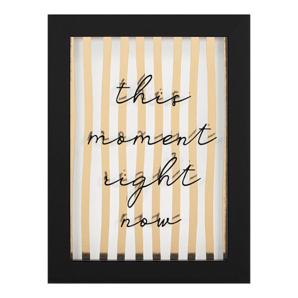 Framed Foil Stripe Shadowbox, 6x8