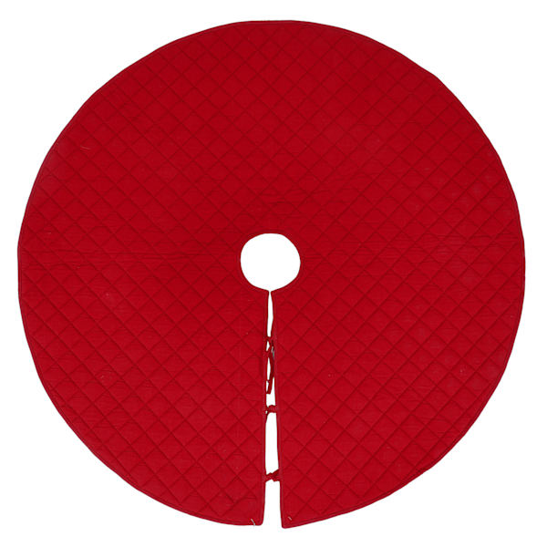 Velvet Quilted Tree Skirt, 48"