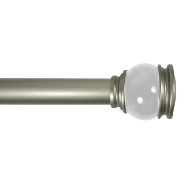 Nicole 1" Clear Shower Tension Rod, 41-72"