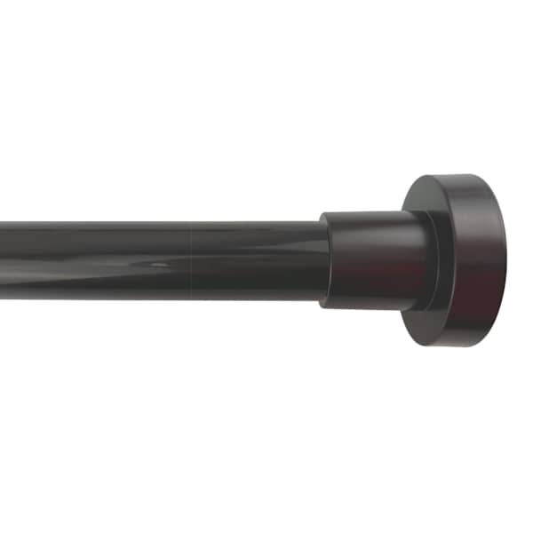1" Bronze Tension Curtain Rod, 35-84"