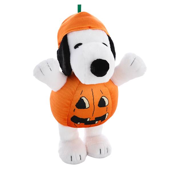 Halloween Greeter Snoopy as Pumpkin