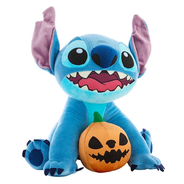 Halloween Greeter Stitch with Jack-o'-Lantern