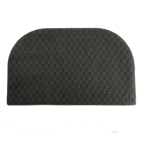 Plaza Cinder Tufted Kitchen Mat, 18x30