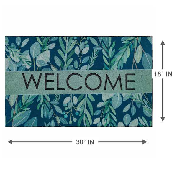 Peaceful Eucalyptus Doormat, 18x30
