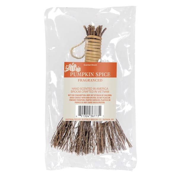 Pumpkin Spice Scented Broom, 6"